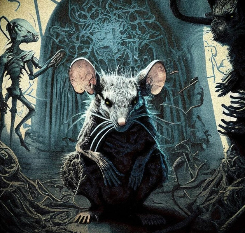 Picture of undead rat